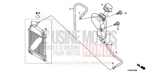 RESERVOIR DE RESERVE NHX110WHA de 2010